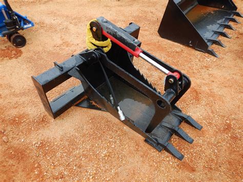 skid steer stump grapple attachment|american attachments stump bucket.